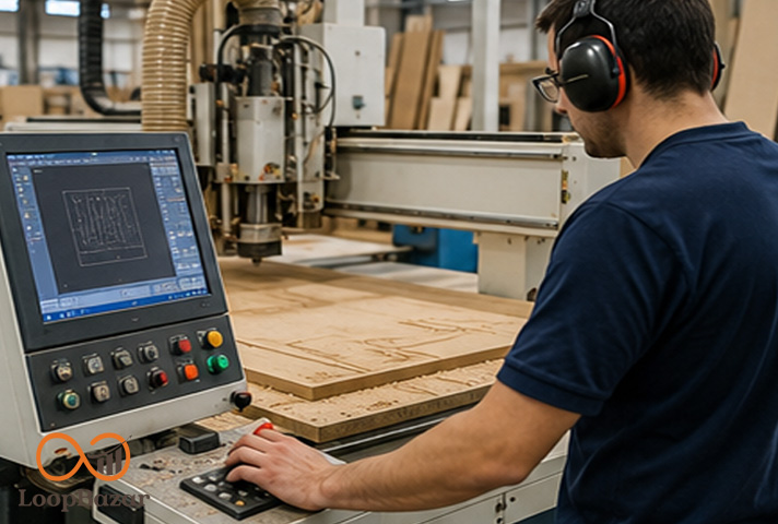 اپراتور CNC در صنعت چوب و کابینت